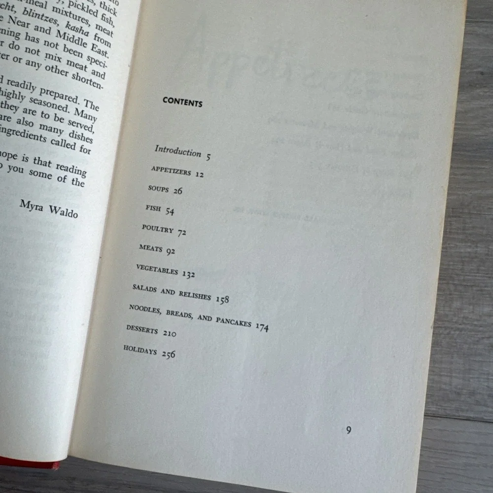 Vtg 1955 Hardcover The Molly Goldberg Jewish Cookbook‎ Gertrude Berg Myra Waldo